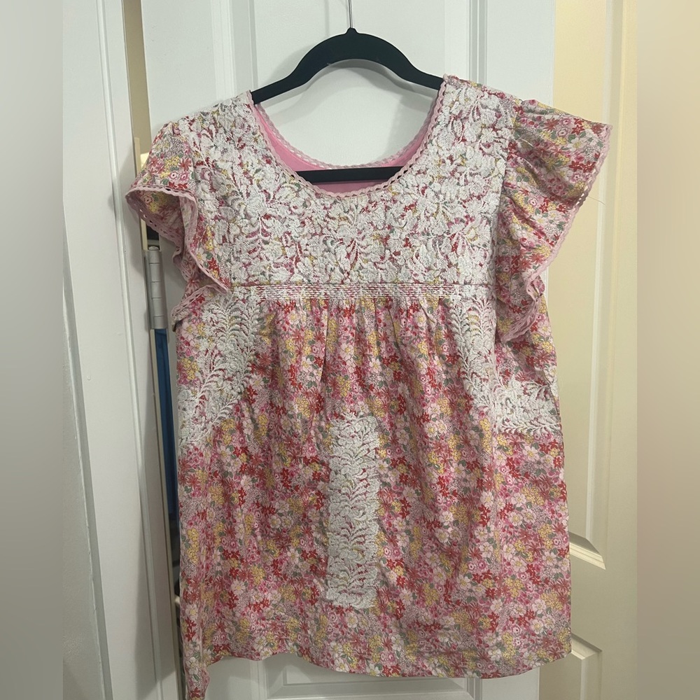 J. Marie multi colored blouse. Super cute and in great condition!